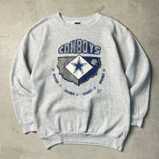 90年代 USA製  NFL  Dallas Cowboys チームロゴ プリント スウェットシャツ メンズXL(スウェット)