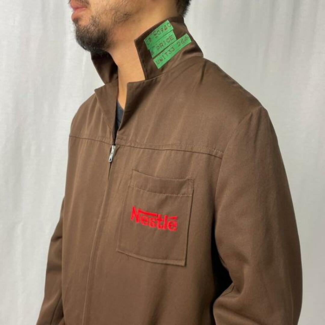 80〜90年代 オーストラリア製 Nestle 企業ロゴ ワークジャケット メンズL-XL相当 メンズのジャケット/アウター(カバーオール)の商品写真
