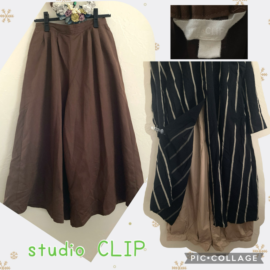 STUDIO CLIP(スタディオクリップ)の✨studio CLIP✨ブラウン スカーチョ レディースのパンツ(その他)の商品写真