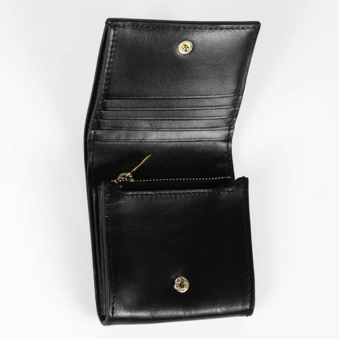 新品 メンズ 二つ折り 黒 スキミング イタリアンレザー 小銭入れ ブラック メンズのファッション小物(折り財布)の商品写真
