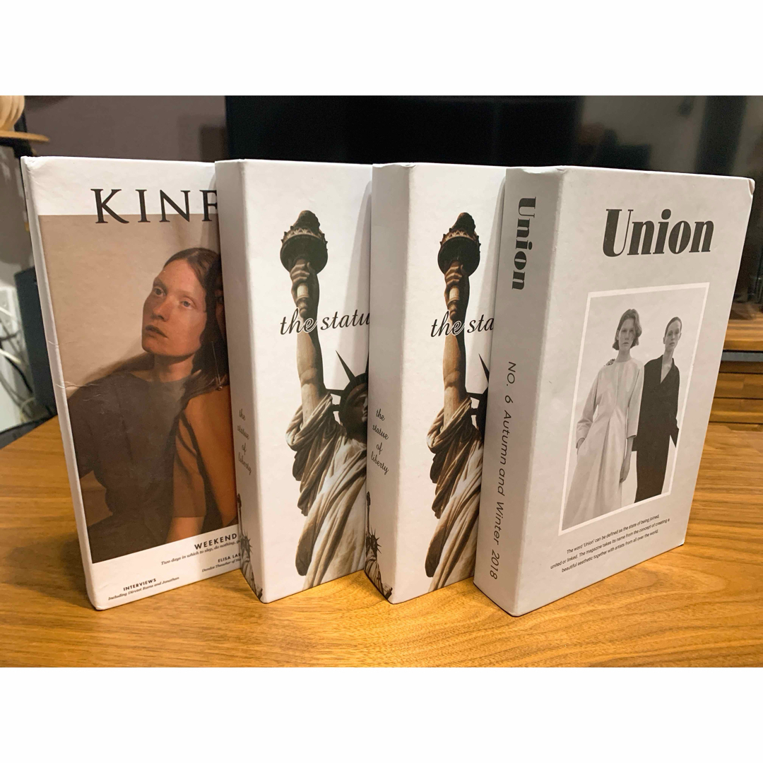 洋書 ダミー フェイク オブジェ UNION 韓国 雑誌 インテリアブック エンタメ/ホビーの美術品/アンティーク(書)の商品写真