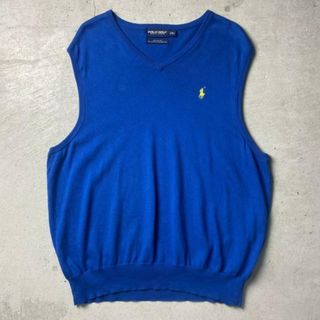 ラルフローレン(Ralph Lauren)のPOLO GOLF Ralph Lauren ポロゴルフ ラルフローレン コットンニットベスト メンズXL(ニット/セーター)