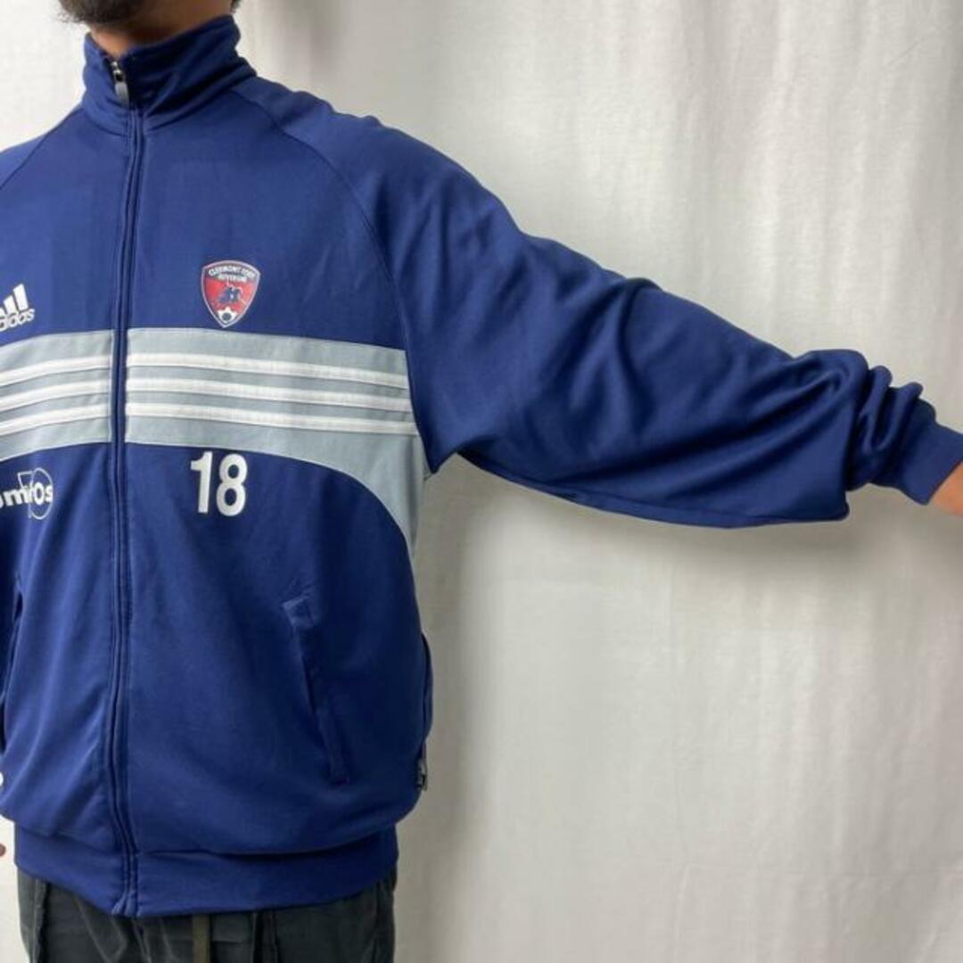 adidas(アディダス)のadidas アディダス サッカーチーム CLERMONT FOOT AUVERGNE クレルモン・フット ジャージ トラックジャケット メンズL相当 メンズのトップス(ジャージ)の商品写真