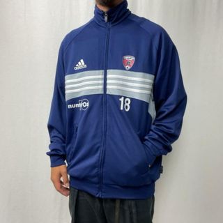 アディダス(adidas)のadidas アディダス サッカーチーム CLERMONT FOOT AUVERGNE クレルモン・フット ジャージ トラックジャケット メンズL相当(ジャージ)