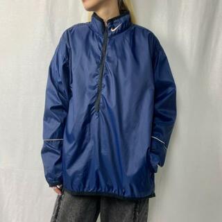 ナイキ(NIKE)の〜00年代 NIKE ナイキ ハーフジップ ナイロンプルオーバー メンズL相当(ジャージ)