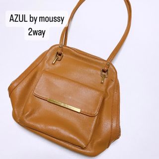 アズールバイマウジー(AZUL by moussy)のAZUL by moussy    2way   トートバッグ　リュック　レザー(リュック/バックパック)