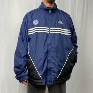 アディダス(adidas)の90年代 adidas TEAM アディダス チーム ナイロン トラックジャケット メンズXL相当(ジャージ)