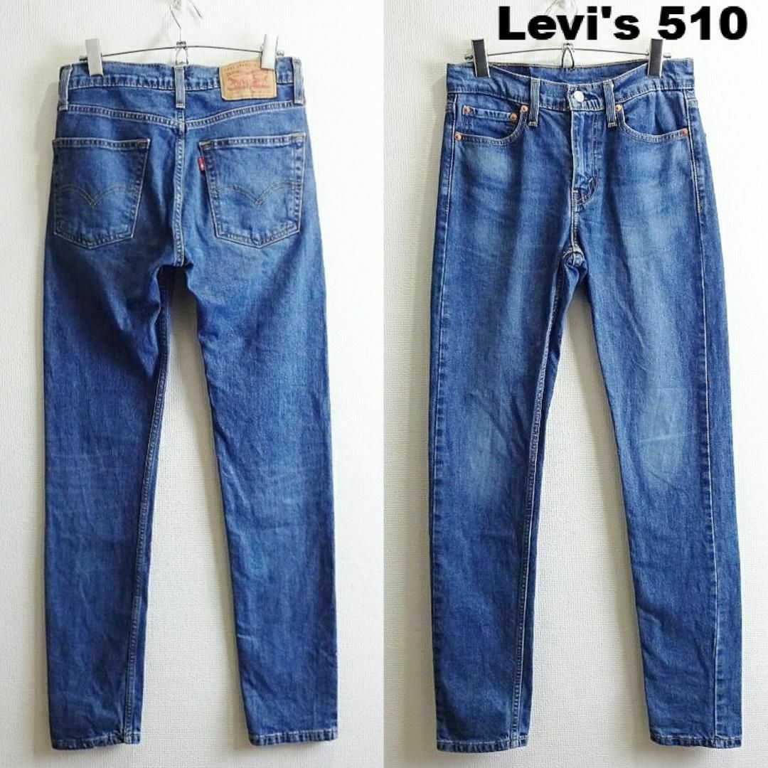 Levi's(リーバイス)のリーバイス　510　W73cm　スキニーデニム　ストレッチ　インディゴブルー メンズのパンツ(デニム/ジーンズ)の商品写真