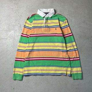 ラルフローレン(Ralph Lauren)のPolo by Ralph Lauren ポロバイラルフローレン ボーダー ラガーシャツ メンズM(ポロシャツ)