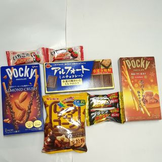 グリコ(グリコ)の冬季限定　ポッキー　チョコレート　アーモンドクラッシュ　黄金バター　アルフォート(菓子/デザート)