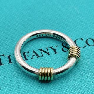 ティファニー(Tiffany & Co.)の【美品】ティファニー リング　バンドウィズ　2ワイヤー　K18 約6号(リング(指輪))