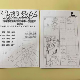 ポケットモンスター　ポケモン30枚　スタッフ用コピー資料　制作素材　設定資料集　(イラスト集/原画集)