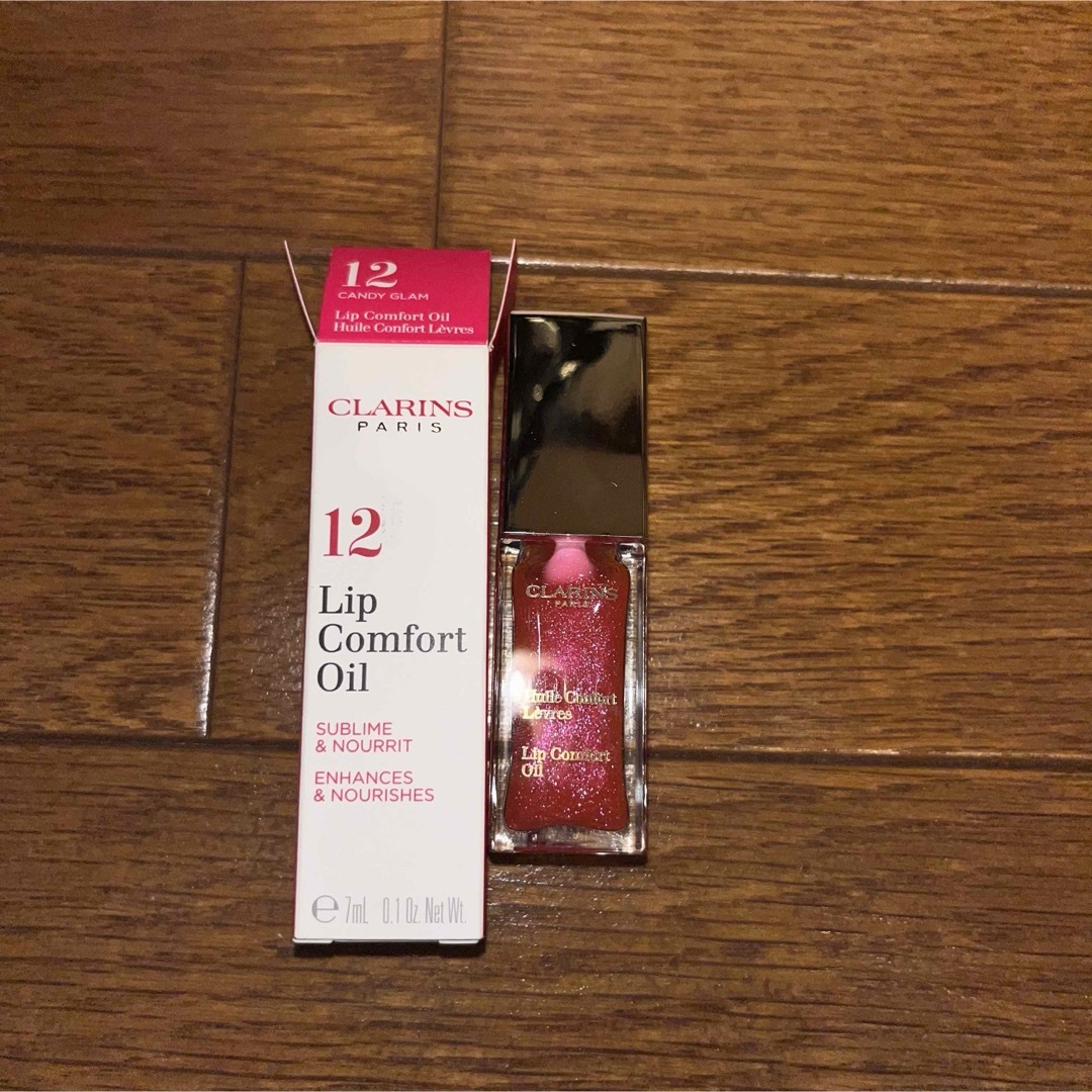 CLARINS(クラランス)のCLARINS Lip Comfort Oil 12 Candy Glam コスメ/美容のベースメイク/化粧品(リップグロス)の商品写真