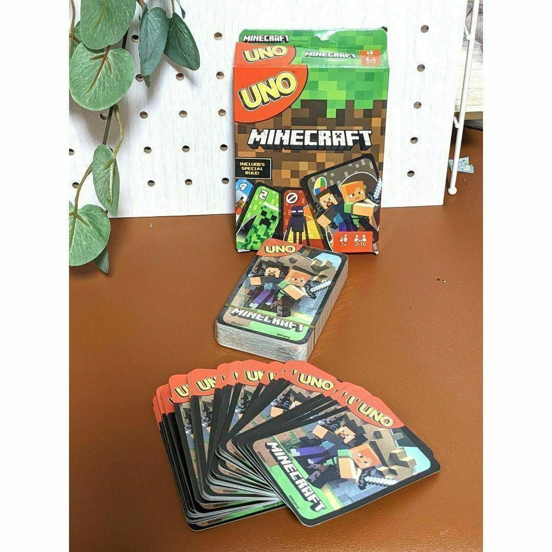 新品未開封品　Minecraft UNO マインクラフト　ウノ エンタメ/ホビーのテーブルゲーム/ホビー(トランプ/UNO)の商品写真