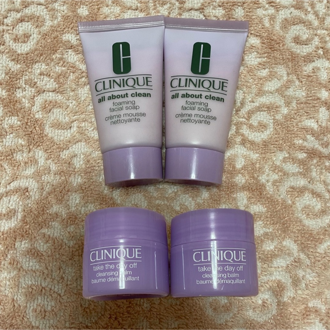 CLINIQUE(クリニーク)のクリニーク　クレンジング　フェーシャルソープ コスメ/美容のキット/セット(サンプル/トライアルキット)の商品写真