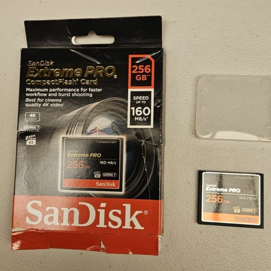 SanDisk(サンディスク)のサンディスク コンパクトフラッシュ 256GB SDCFXPS-256G-X46 スマホ/家電/カメラのカメラ(その他)の商品写真
