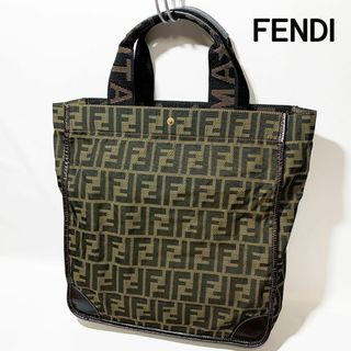 フェンディ(FENDI)の【美品】FENDI フェンディ ズッカ柄 トートバッグ ハンドバッグ 大(トートバッグ)