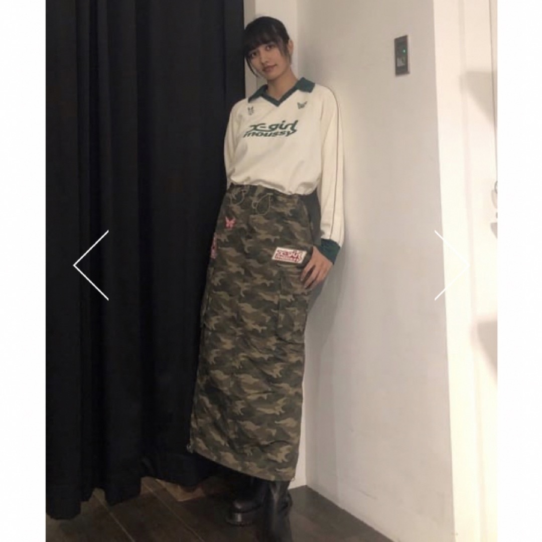 moussy(マウジー)のMOUSSY×X-girlコラボ♡ XG TEAM ユニフォーム♡ホワイト エンタメ/ホビーのコレクション(ノベルティグッズ)の商品写真