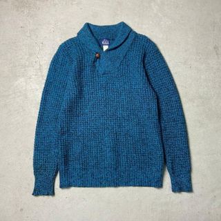 80年代 Woolrich ウールリッチ ショールカラー ウールニットセーター レディース2XL相当(ニット/セーター)