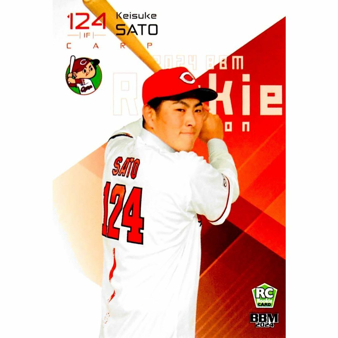 佐藤啓介 広島カープ レギュラーカード BBM 2024 ルーキーエディション エンタメ/ホビーのタレントグッズ(スポーツ選手)の商品写真