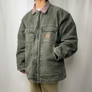 カーハート(carhartt)の90年代 Carhatt カーハート ワークジャケット ハーフコート メンズ2XL相当(カバーオール)