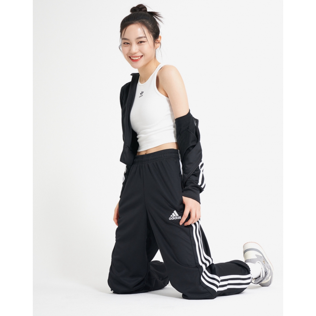 adidas(アディダス)の【adidas】3S WIDE PANTS レディースのパンツ(その他)の商品写真