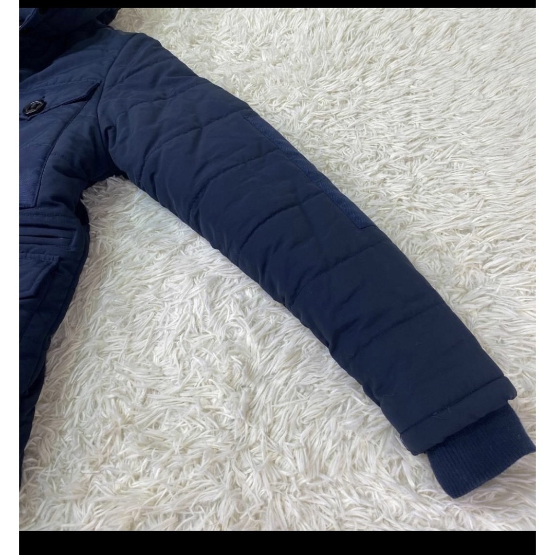 DENHAM(デンハム)のデンハム　ダウンコート　アウター　防寒　ネイビー　ミリタリー調　対デニム メンズのジャケット/アウター(ダウンジャケット)の商品写真