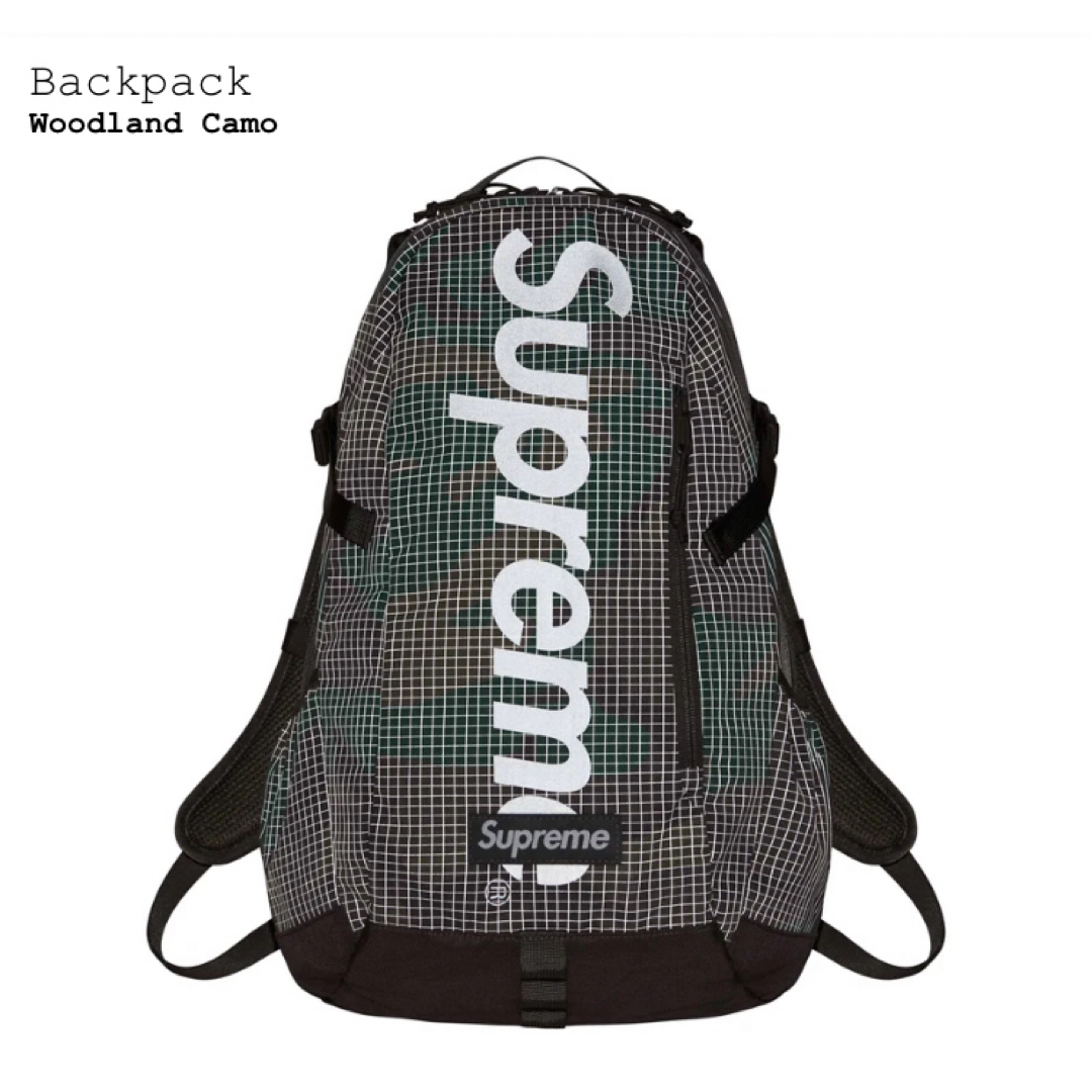 Supreme 24SS Backpack Woodland Camo