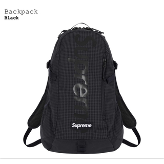 シュプリーム(Supreme)のSupreme 24SS Backpack Black(バッグパック/リュック)