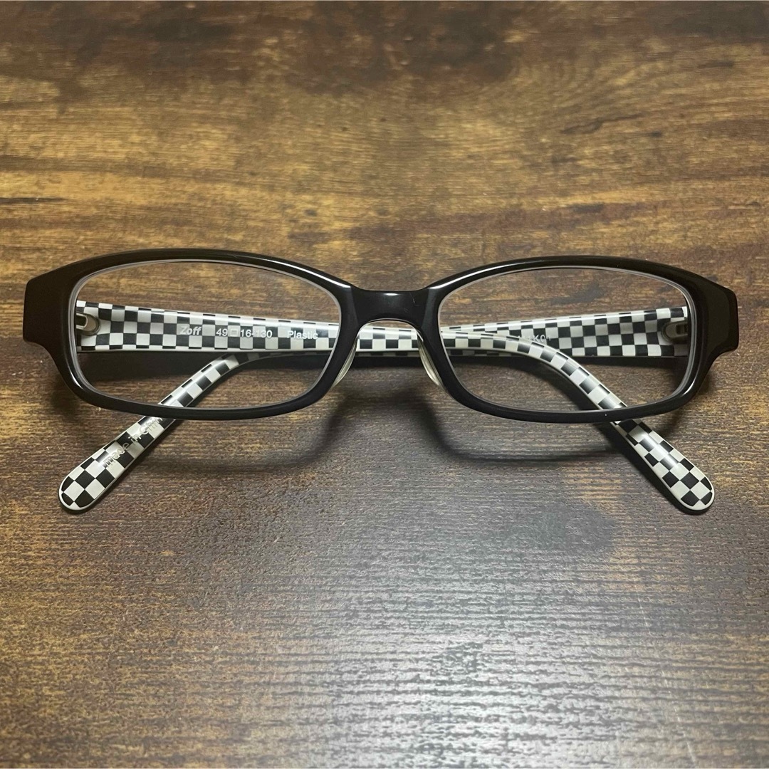 Zoff(ゾフ)のZoff キッズ 黒縁眼鏡 レディースのファッション小物(サングラス/メガネ)の商品写真