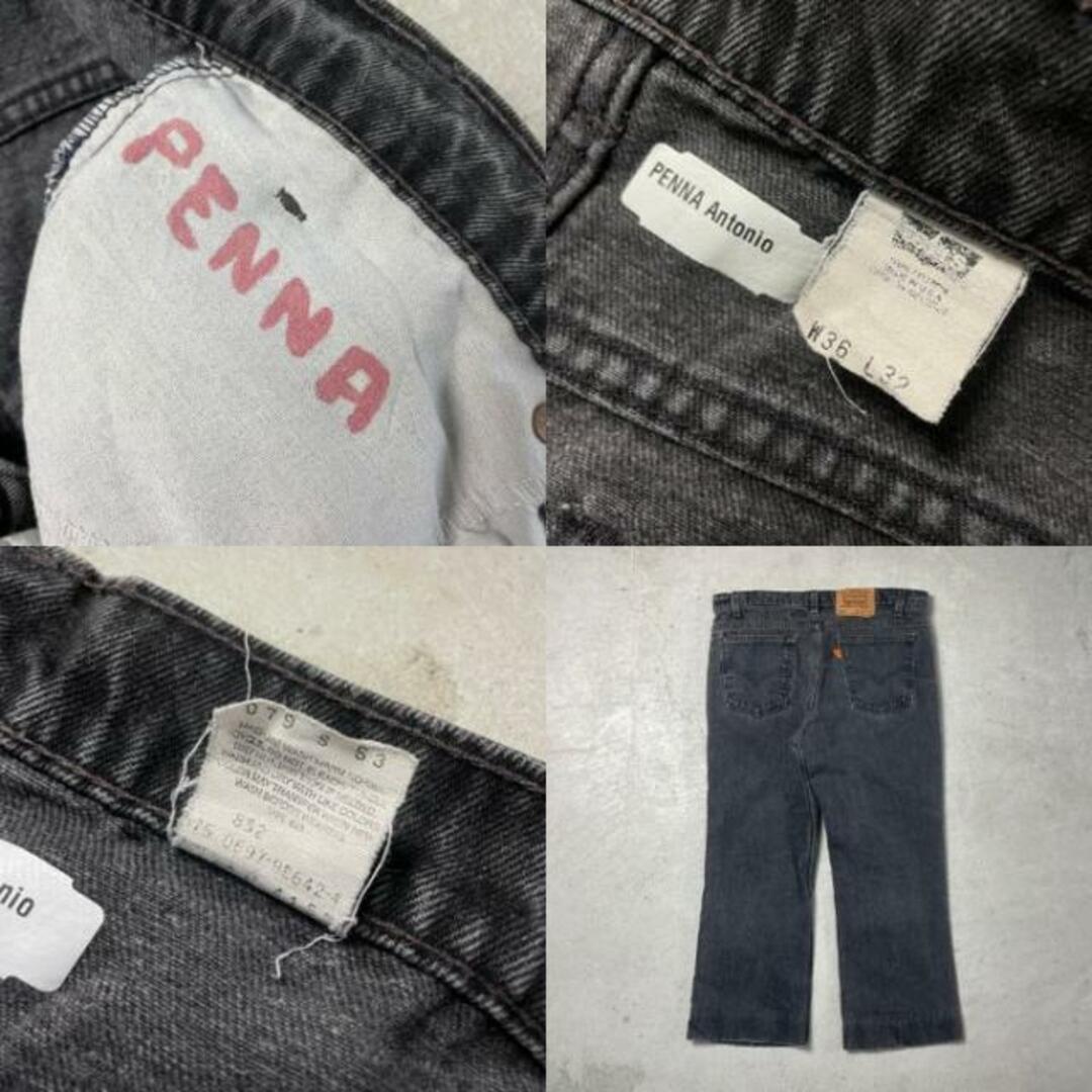 Levi's(リーバイス)の90年代 USA製  Levi's リーバイス 517 ブラックデニムパンツ フレアデニムパンツ  メンズW36 メンズのパンツ(デニム/ジーンズ)の商品写真