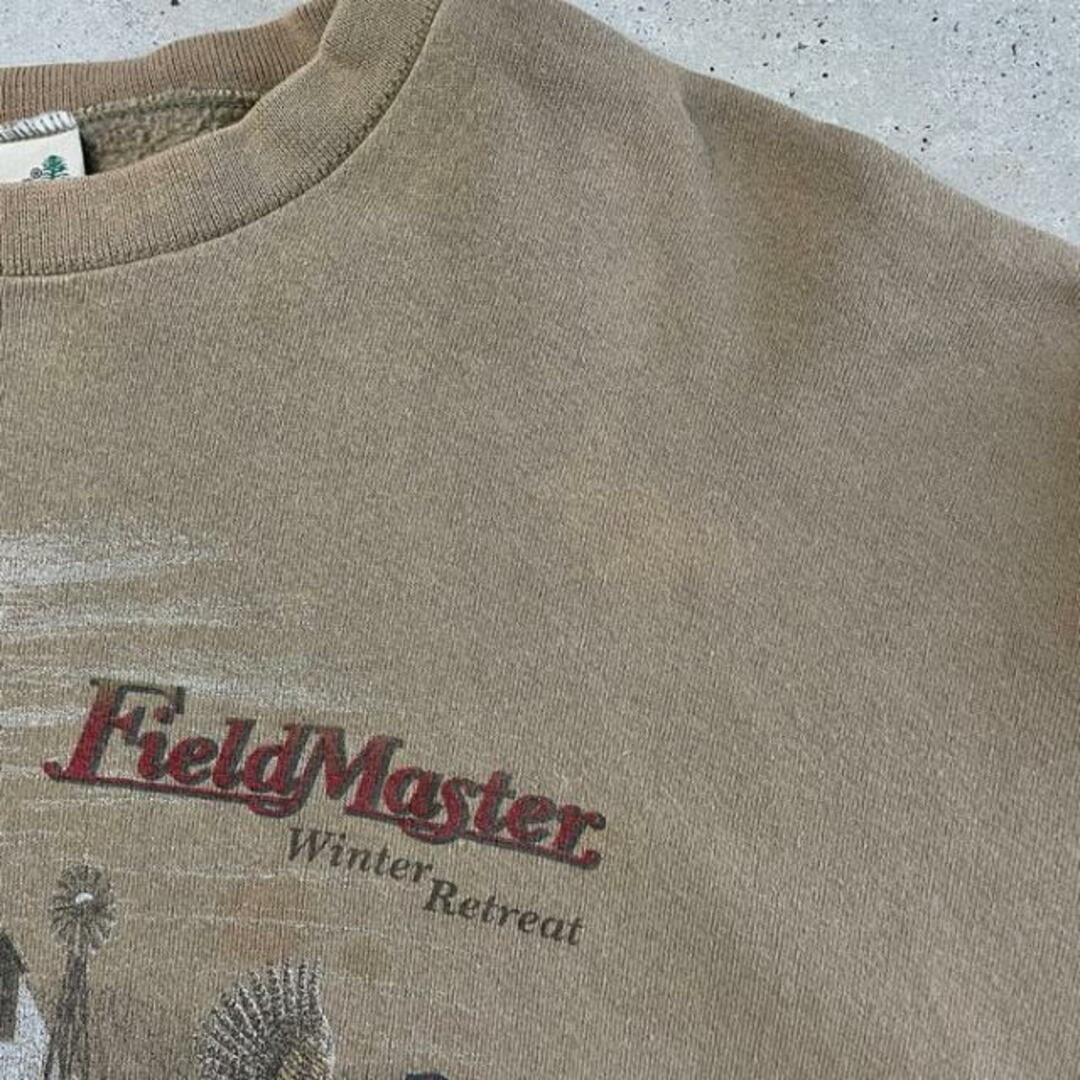 90年代 USA製  FIELDMASTER スウェットシャツ アニマルプリント メンズXL メンズのトップス(スウェット)の商品写真