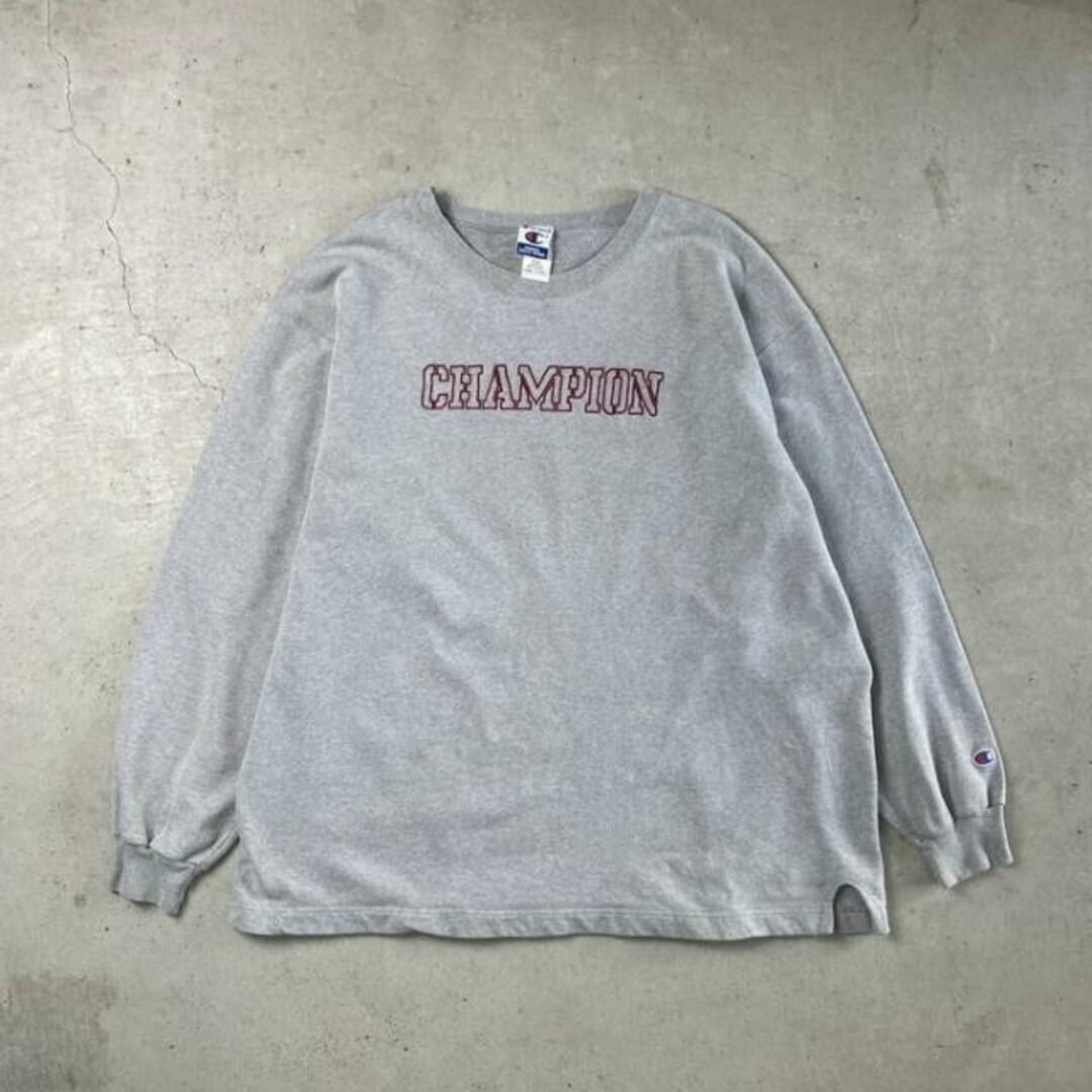 Champion(チャンピオン)の90年代 Champion チャンピオン スウェットシャツ ロゴ刺繍 メンズ2XL メンズのトップス(スウェット)の商品写真