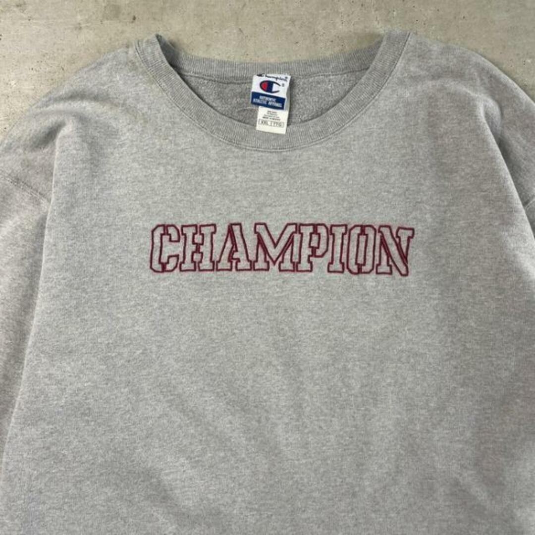 Champion(チャンピオン)の90年代 Champion チャンピオン スウェットシャツ ロゴ刺繍 メンズ2XL メンズのトップス(スウェット)の商品写真