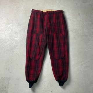 50年代 USA製 黒タグ WOOLRICH ウールリッチ ウールハンティングパンツ メンズW35(ペインターパンツ)