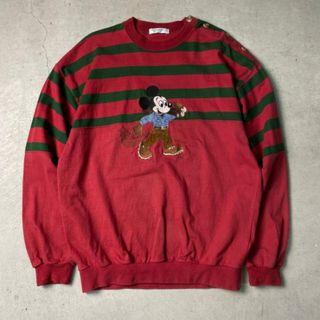 90年代 Walt Disney ディズニー ミッキーマウス スウェットシャツ メンズ2XL相当(スウェット)