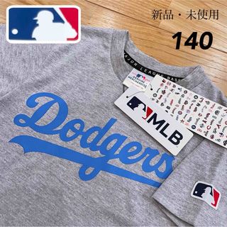 メジャーリーグベースボール(MLB)の希少【140】MLB公式 ドジャース半袖Tシャツ●大谷翔平　キッズ　ユニフォーム(スポーツ選手)