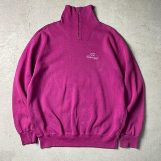 チャンピオン(Champion)のポルトガル製 Champion ユーロチャンピオン ハーフジップ スウェットシャツ メンズ2XL(スウェット)