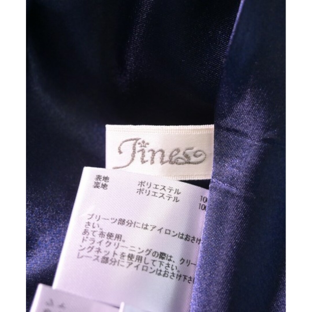 Jines(ジネス)のJines ジネス ワンピース 9(M位) 紺 【古着】【中古】 レディースのワンピース(ひざ丈ワンピース)の商品写真