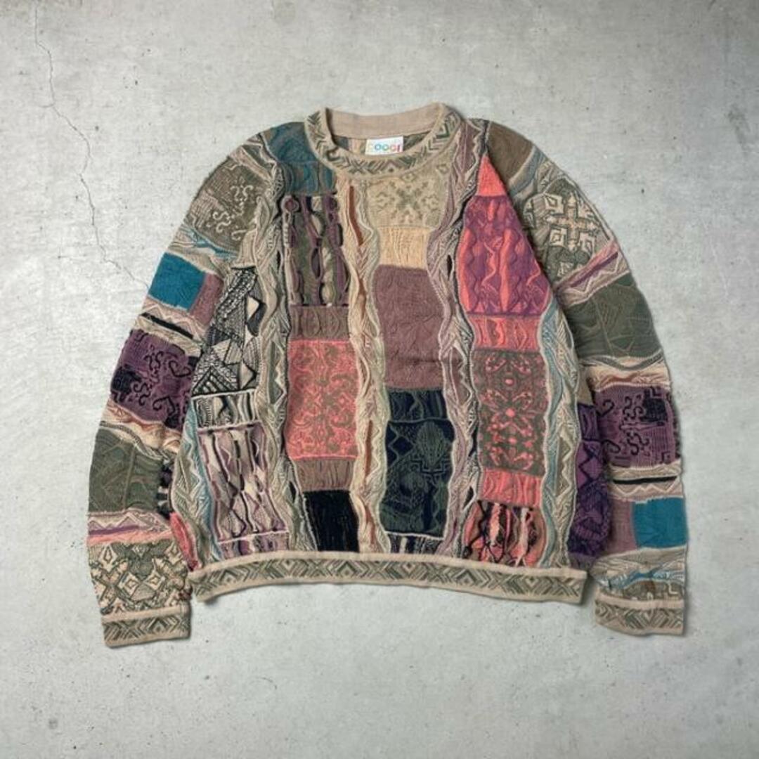 90年代 オーストラリア製 COOGI クージー 3Dニット セーター メンズXL メンズのトップス(ニット/セーター)の商品写真