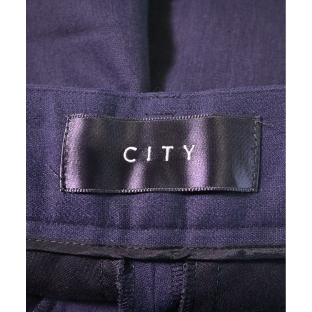 CITY(シティ)のCITY シティ スラックス 1(S位) 紺 【古着】【中古】 レディースのパンツ(その他)の商品写真