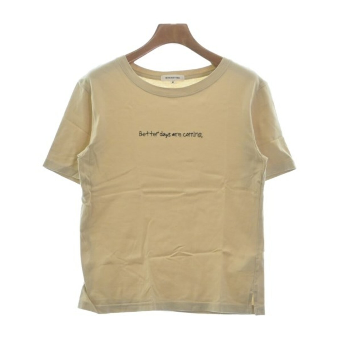 NATURAL BEAUTY BASIC(ナチュラルビューティーベーシック)のNATURAL BEAUTY BASIC Tシャツ・カットソー M ベージュ 【古着】【中古】 レディースのトップス(カットソー(半袖/袖なし))の商品写真