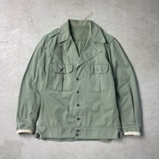 40年代 U.S.ARMY 米軍実品 M-42 HBT ミリタリー ユーティリティージャケット メンズL相当(戦闘服)