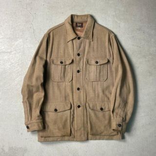 50年代 WOOLRICH ウールリッチ ウールジャケット 黒タグ 4ポケット メンズL相当(ブルゾン)