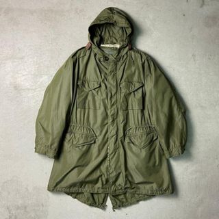 50年代 U.S.ARMY 米軍実品 PARKA-SHELL ARCTIC EX: 50-7 エクスペリメンタルモデル ミリタリー フィールドパーカー モッズコート フィッシュテール メンズS(戦闘服)