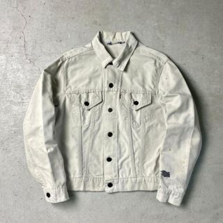 リーバイス(Levi's)の60~70年代 Levi's リーバイス 70519 ホワイトダックジャケット トラッカージャケット 赤タブ BIG E メンズS-M相当(Gジャン/デニムジャケット)