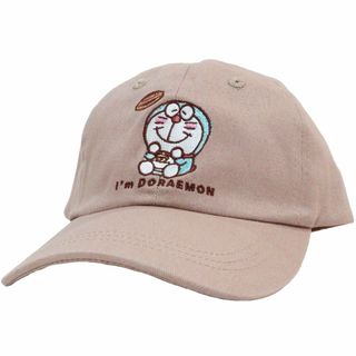 ドラエモン(ドラえもん)のドラえもん キャップ どら焼き サイズ調節可能 DORAEMON★ベージュ新品(帽子)