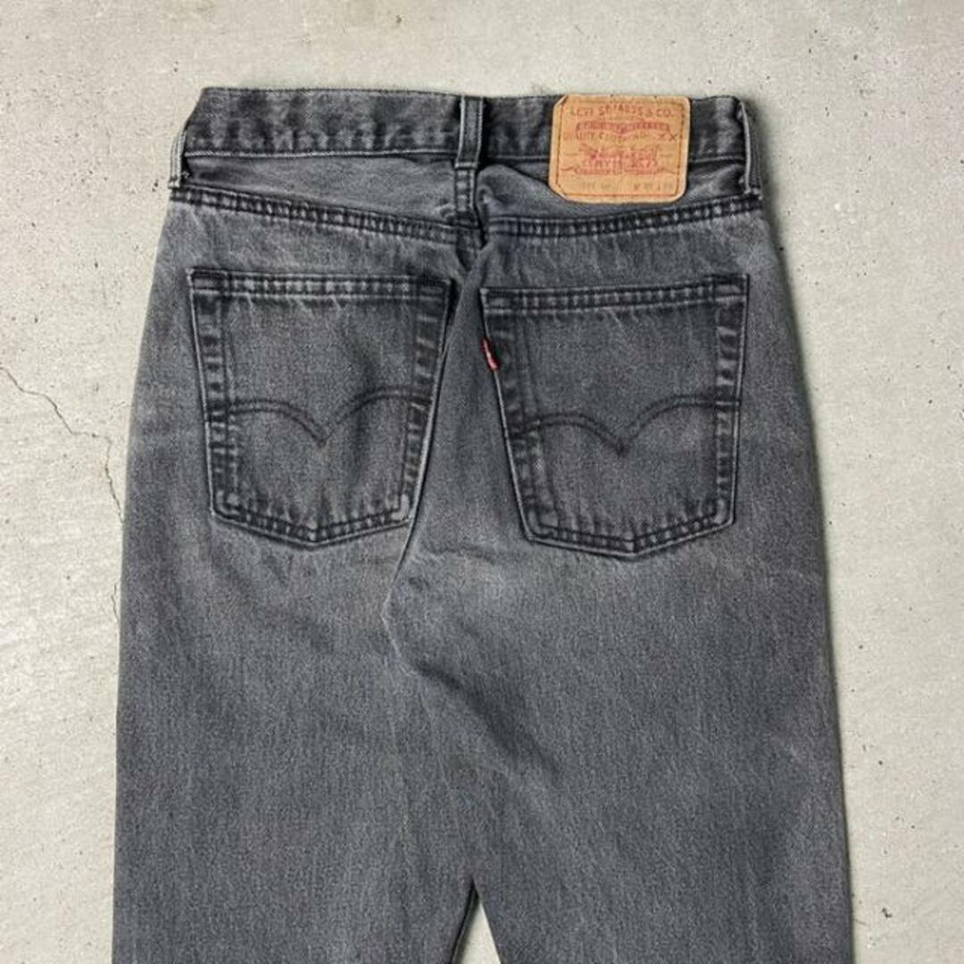 Lee(リー)の90年代 英国製 Levi's ユーロリーバイス 534-0885 ブラックデニムパンツ テーパード レディースW25相当 メンズ レディースのパンツ(デニム/ジーンズ)の商品写真