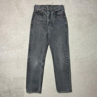 リー(Lee)の90年代 英国製 Levi's ユーロリーバイス 534-0885 ブラックデニムパンツ テーパード レディースW25相当 メンズ(デニム/ジーンズ)