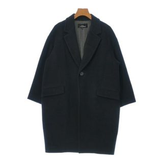 トリココムデギャルソン(tricot COMME des GARCONS)のtricot COMME des GARCONS チェスターコート S 紺 【古着】【中古】(チェスターコート)